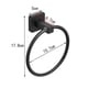 thumbnail image 5 of Anillo de toalla para baño 1 paquete, ganchos para toallero circular de baño de cocina, montaje en pared, almacenamiento resistente, acero inoxidable Adepaton 2035037-4, 5 of 9
