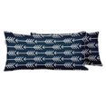 thumbnail image 1 of VargottamIndoor/OutdoorPolyester FabricLumbarPillowCover,All-Weather Waterproof Rectangular Cushion Case for Patio Furniture,12" x 24"Set of 2 -Arrow-49, 1 of 6