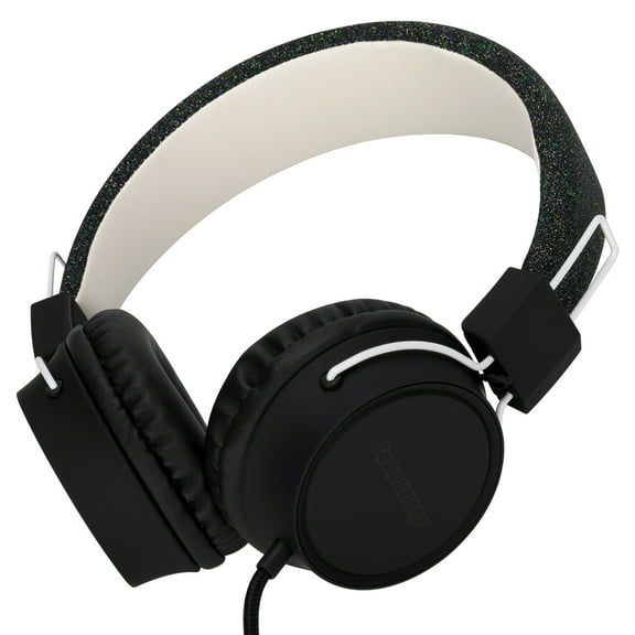 fomoaware KM-855 Foldable On Ear Headphones, Black
