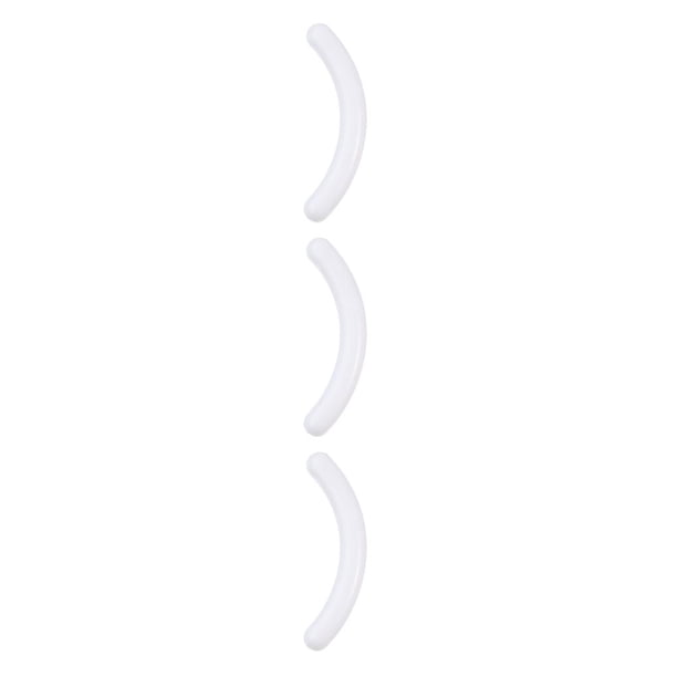 Recambios para rizador de pestañas Jumpingount Flexible Práctico Compacto 3Conjunto Blanco