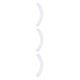 thumbnail image 5 of Vogacara Recambios para rizador de pestañas No es fácil de romper Útil Reutilizable Mano de obra fina Compacto Reemplace la tira adhesiva Blanco Blanco (Único) 3piezas Vogacara CBP336942, 5 of 6