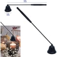 thumbnail image 4 of Juego de accesorios para apagar velas 7 en 1 de acero inoxidable: recortador de mecha de vela, apagador de vela, cucharón de mecha de vela, pinzas, bandeja para platos para los amantes de las vel, 4 of 5