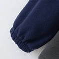 thumbnail image 6 of Lovskoo Long Sleeve Shrits for Men Stand Collar Polar Fleece Vintage Sweatshirt Casual Half Zipper Pullover Fashion Color Block Sweatshirts A-Gray, 6 of 8