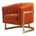 thumbnail image 5 of Moe's Home Collection Carr Arm Chair Orange, 5 of 5