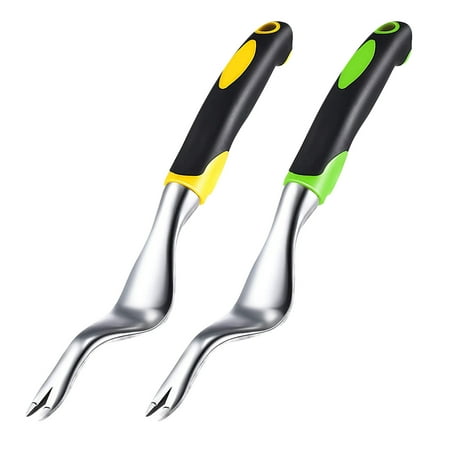 Vikakiooze Home Decor Stainless Manual Hand Weeder Tool With Ergonomic Handle For Garden Lawn Yard