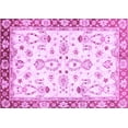 thumbnail image 1 of Ahgly Company Indoor Rectangle Oriental Purple Traditional Area Rugs, 2' x 4', 1 of 4