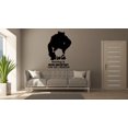 thumbnail image 3 of Nothing Is More Important Than Our Friendship - Monsters Inc Sully And Mike Wazowski Silhouette James Sullivan Vinyl Wall Decal Sticker Art Decoration Home Room Bedroom Classroom Size (10x6 inch), 3 of 3