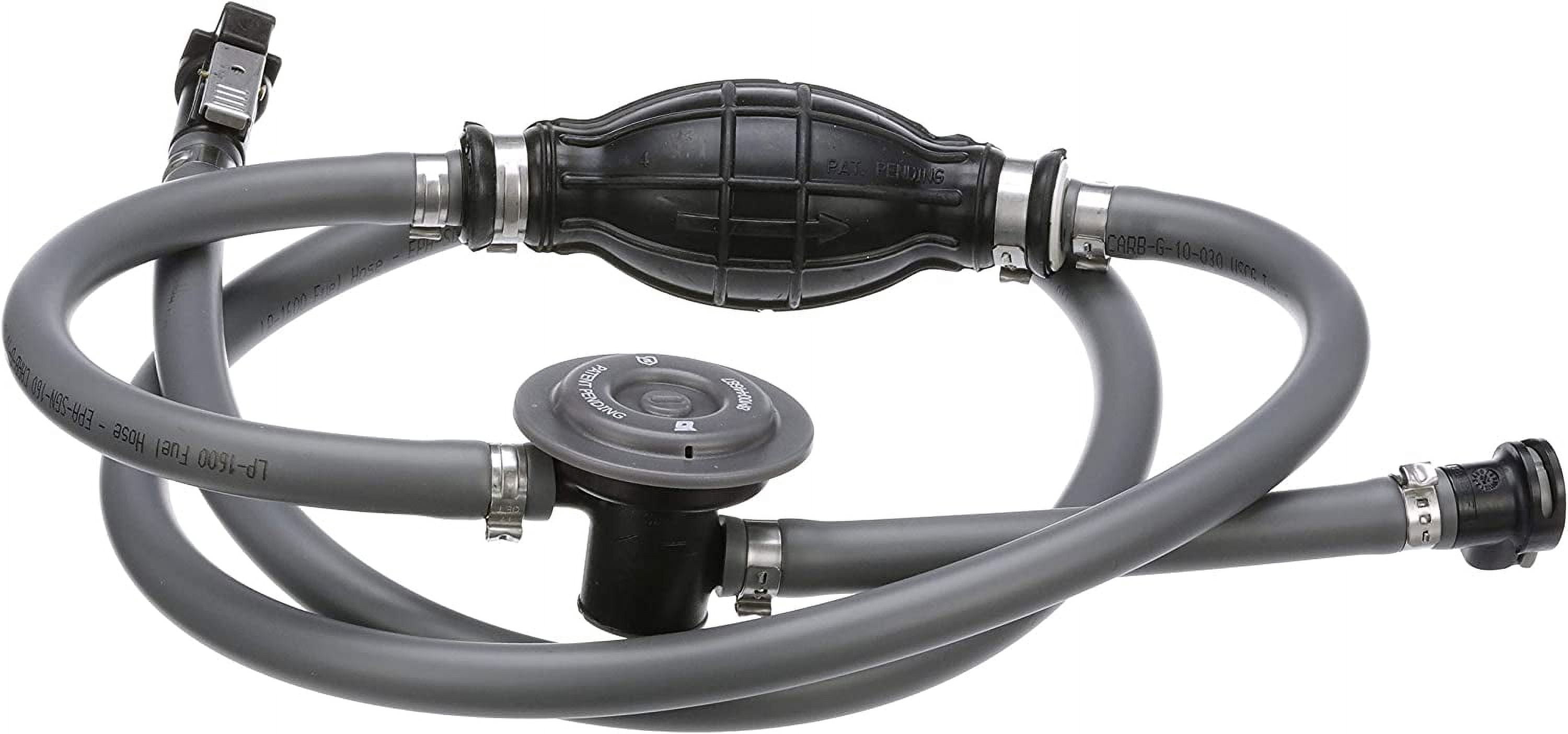 Attwood Fuel Line Hose Kit with Fuel Demand Valve and Sprayless Connector, 3/8" x 6\'