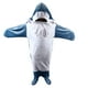 thumbnail image 2 of Manta de Tiburón con Capucha Portátil para Niños y Adultos Saco de Dormir de Lana de Franela para Hombres Mujeres Regalo único con Capucha de Manta de Animal Azul ANGGREK Otros, 2 of 8