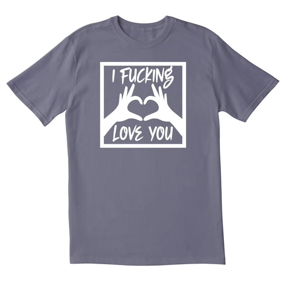 TotallyTorn Love You Novelty Sarcastic Funny Mens Graphic T Shirts
