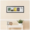 thumbnail image 2 of ArtToFrames Collage Photo Picture Frame with 5 - 5x7" Openings, Framed in Black with Fabric White and Black Mats (CDM-3926-152), 2 of 8