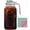 Gray-64 Ounces, variant on 32oz Glass Pitcher Carafes With Handle And Lid 1 Quart Mason Jar Large Water Jug Containers For Fridge Juice Iced & Sun Tea Cold Brew Coffee Homemade Beverage