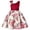 1-Red325, variant on Yiyuu Big Girls formal Floral One Shoulder Dress Party Knee-Length A-Line Dress with Bow