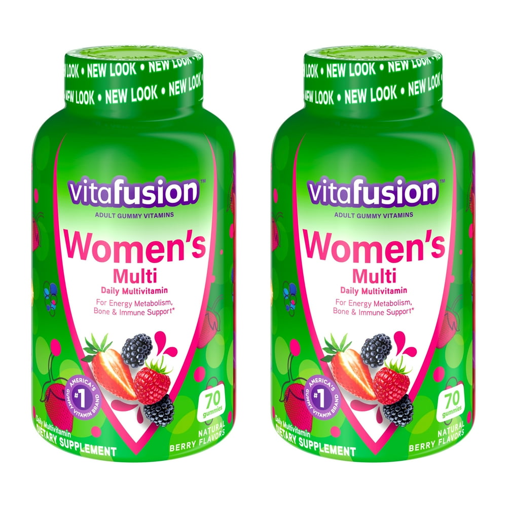 Vitafusion Women's Gummy Vitamins Mixed Berries 70 ea (Pack of 2)