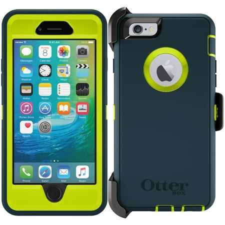 Iphone 3g Holster - OtterBox Defender Series Case For iPhone 6 & 6s w/ Holster - Jade Green