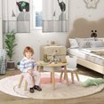 thumbnail image 2 of Qaba Ensemble de Table et Chaises pour Enfants 3 Pcs avec Sac en Filet, Chaises en Forme d'Ours, 2 of 10