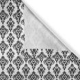 thumbnail image 4 of Ambesonne Damask Valance Pack of 2, Black and White Baroque, 54"X12", Black White, 4 of 5