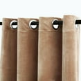 thumbnail image 3 of vidaXL Curtains 2 Pcs Roller Blackout Curtains Window Blinds with Rings Velvet, 3 of 5