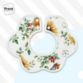 thumbnail image 3 of Bingfone Sunflowers Leaves And Birds Soft Bibs For Baby Boy Girl 360 Rotate Petal Absorbent Bibs Washable For Drooling Teething, 3 of 9