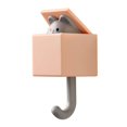 thumbnail image 2 of 4 Pcs Cute Cat Wall Hook 2 x 4 Inch for Entryway and Dorm, Adhesive Coat Hook No Drill, Utility Pet Hook for Hanging Scarves Hats Towels Keys Bags, Creative Wall Decor, 2 of 5