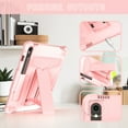 thumbnail image 3 of for Samsung Galaxy Tab S9 11.0" 2023 Case with Pencil Holder & Kickstand, Shockproof Drop Proof Kids Friendly Rugged Full Body Protective Cover for Tab S9 FE 10.9" 2023, Rosegold, 3 of 5