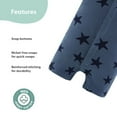 thumbnail image 3 of The Peanutshell Baby Rompers Set, Baby Boy Rompers for 3 Months, Blue Star Design, 2-Pack, 3 of 8