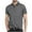 Dark Gray, variant on WAVSUF Lapel Polo Shirt for Mens Soft Pique Polos Button T-Shirt Light Gray Size 2XL