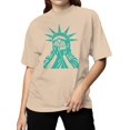 thumbnail image 2 of Liberty in Tears Graphic Design Women's T-shirt, 2 of 3
