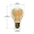 thumbnail image 4 of Feit Electric Vintage LED 4 Watts (60 Watts Equivalent) Soft White Light Bulb, AT19, E26, Dimmable, 4 of 7