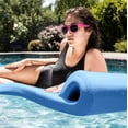 thumbnail image 3 of Pool Mate Foam 3X-Large Mattress Pool Float, Blue, 3 of 3