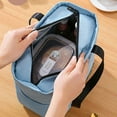 thumbnail image 5 of Fashion New Insulated Bento Lunch Box Thermal Bag Large Capacity Food Storage Bags High Quality Outdoors Travel Picnic Handbags, 5 of 6
