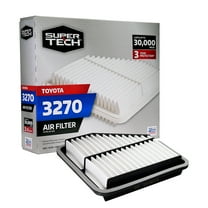 Super Tech 3270 Engine Air Filter, Replacement Filter for Toyota Fits select: 2014 TOYOTA COROLLA, 2006-2012 TOYOTA RAV4