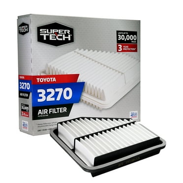 Super Tech 3270 Engine Air Filter, Replacement Filter for Toyota Fits select: 2014 TOYOTA COROLLA, 2006-2012 TOYOTA RAV4