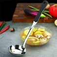 thumbnail image 4 of TIMIFIS Spoon Life Stainless Steel Soup Oil Separator Ladle Skimmer Filter Long Handle Spoon Kitchen Appliances, 4 of 8