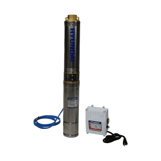 Bomba De Agua Hyundai 1/2 Hp Monofásica Pozo 4' Salida 1 1/4'
