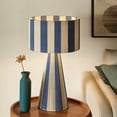 thumbnail image 4 of Modway Renae Handwoven Cotton Thread Striped Table Lamp in Capri Blue by Modway, 4 of 10