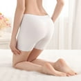 thumbnail image 3 of MDUKONU Women Seamless Safety Shorts Leggings Pants Underwear Shorts,Under Skirt Bottoms Wedding Daily Briefs Panties Size: XL White, 3 of 8