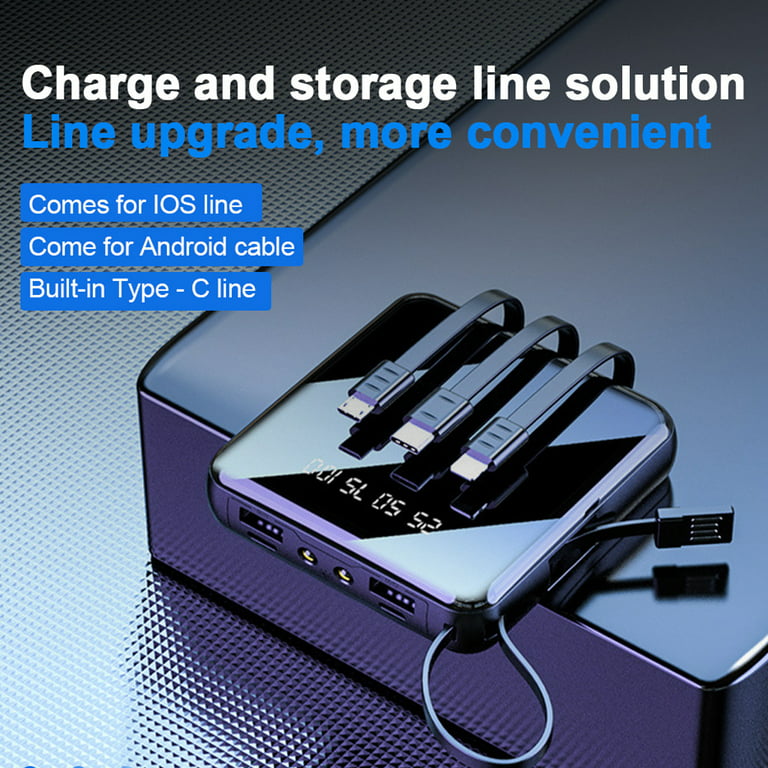 Portable 20000mAh Power Bank USB/USB-c Fast Charge Powerbank With Digital  Display - axGear 