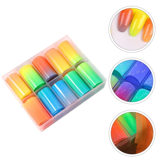 LOLIPPYY Self Adhesive Nail Stickers Nail Decoration for Girls Daily Use 1 Set