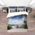 thumbnail image 3 of 3D Cielo Nube Bosque Paisaje Funda nórdica Set Ropa de Cama Set Funda Nórdica, 3 of 3