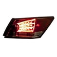 thumbnail image 2 of IPCW (LEDT-716RS2) 2008-2012 Accord 4-Door LED Tail Lamps Red/Smoke, 2 of 3