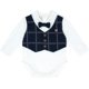 thumbnail image 3 of , Elegante juego de bebé, con camiseta y pantalones, ropa de bebé para 0-24 meses, ideas de para nacimiento, diseñado en Italia, 3 of 5