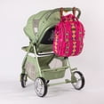 thumbnail image 5 of Wrangler Aztec Travel Backpack Baby Bag for Women with Stroller Strap and Side Bottle Pockets Organized Diaper Bag, Hot Pink, 5 of 8