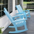 thumbnail image 6 of Oversized HDPE Outdoor Rocking Chair With High Back for Outside Indoor Support 400 lbs,Arctic(Set of 2）, 6 of 6