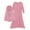 Hot Pink, variant on Baby Girls Abaya Prayer Dress with Hijab Middle East Arabian Dubai Robe Ramadan Eid Clothes