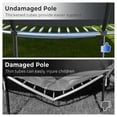 thumbnail image 5 of JOYFULIN Trampoline, 14FT Trampoline for 2-3 Adults or 5-6 Kids, 1400LBS Trampoline with Enclosure, Basketball Hoop, Shoes Bags, Galvanized Full Spray Outdoor Recreational Round Trampolines, 5 of 7