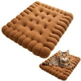 thumbnail image 2 of Extra Thick Dining Chair Cushion, Cute & Comfortable Seat Pad for Wooden Chairs, All-Season Supportive Cushion, 15.8" x 19.7", Removable & Washable Cover, Non-Slip Design, Coffee, 2 of 9