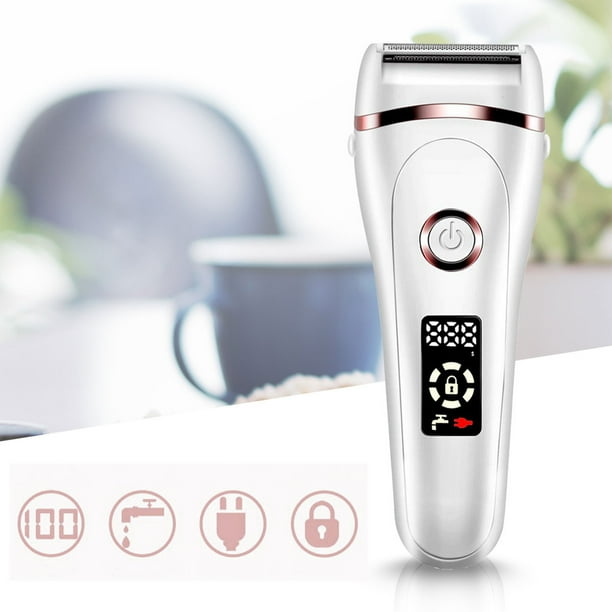 Cordless Wet and Dry Painless Shaver for Women, ERechargeable Lady