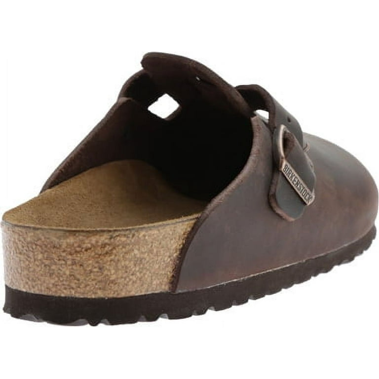 Birkenstock Boston Oiled Leather Clog with Cork Footbed and Birkenstock Boston Oiled Leather Clog with Cork Footbed and