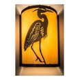 thumbnail image 3 of Meyda 188604 8 in. Heron Wall Sconce - Antique Copper, 3 of 3